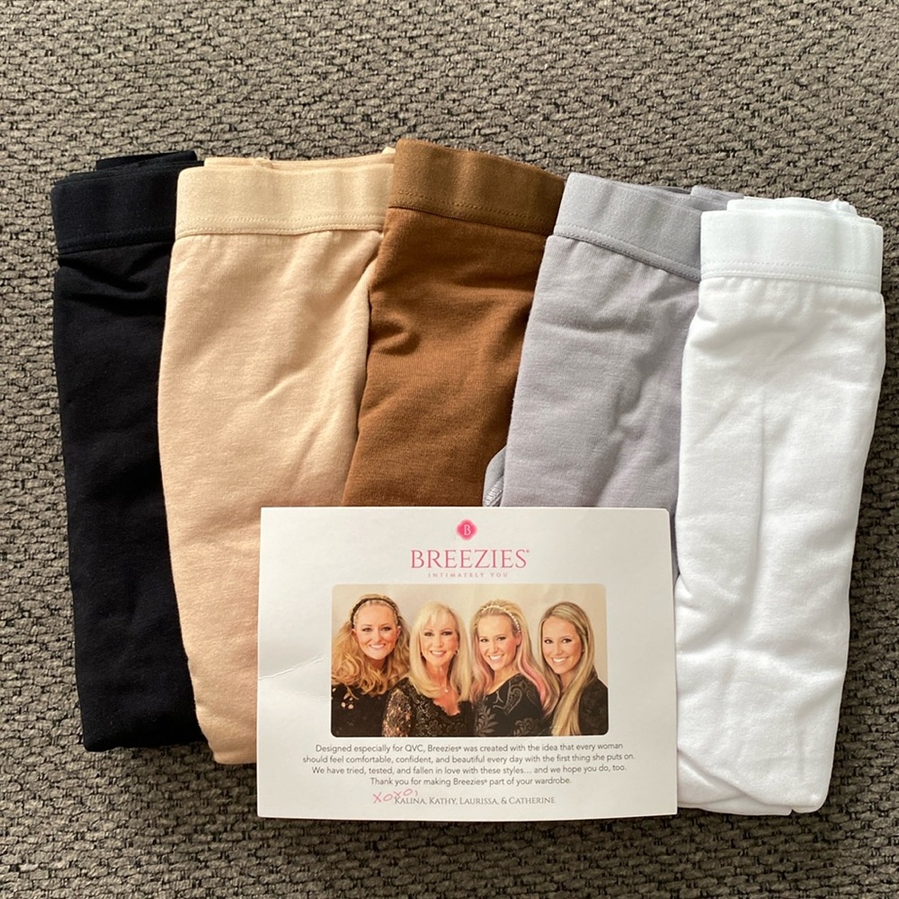 Breezies Set Of 5 NWT Briefs